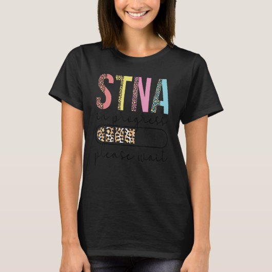 T-shirt STNA En Cours État Testé Infirmière adjointe (Devant)