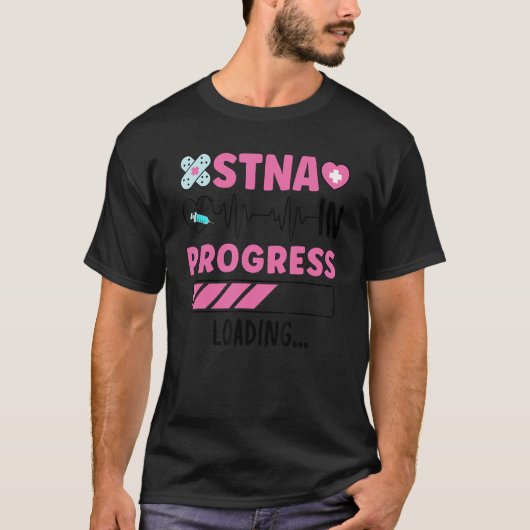 T-shirt STNA En Cours État Testé Infirmière Assistant à (Devant)