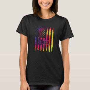 T-shirt Stna Us Flag State Tests Nuring Assistant
