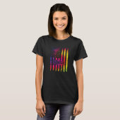 T-shirt Stna Us Flag State Tests Nuring Assistant (Devant entier)