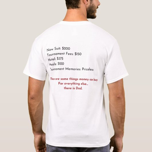 T-shirt Stoa Debate Dad (Dos)