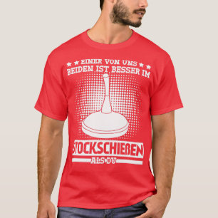 T-shirt Stock de curling tir amusant Sport Stock