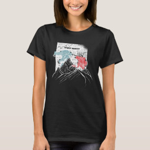 T-shirt Stock marché ours et taureau ours et tortue