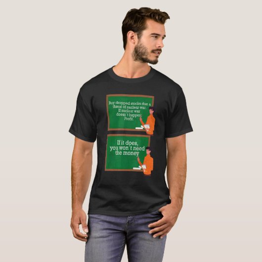 T-shirt Stock Market Day Trader Stock Exchange Rich Broker (Devant entier)