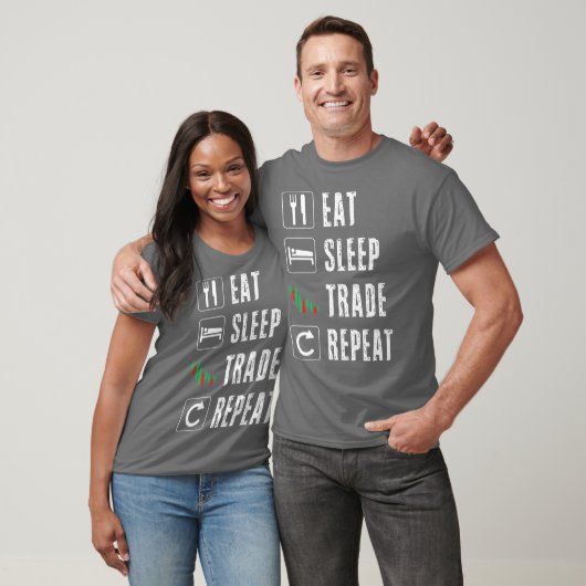 T-shirt Stock Market Trader Jour Options Premium (Unisexe)