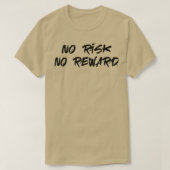 T-shirt STOCK MARKETFOREX TRADER aucun risque aucune récom (Design devant)