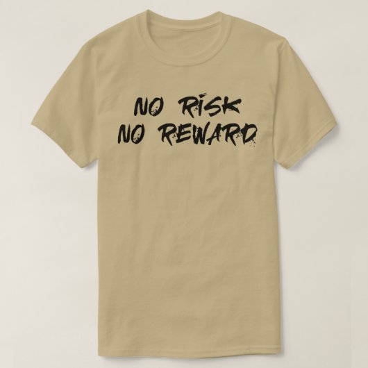 T-shirt STOCK MARKETFOREX TRADER aucun risque aucune récom (Design devant)