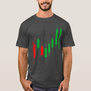 T-shirt Stock Trader Chandlestick Heartbeat Day Broker