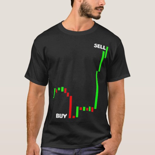 T-shirt Stock Trading Chemises Pips Acheter Vendre Cadeau (Devant)