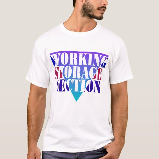 T-shirt Stockage de travail de programmation Cobol (Devant)