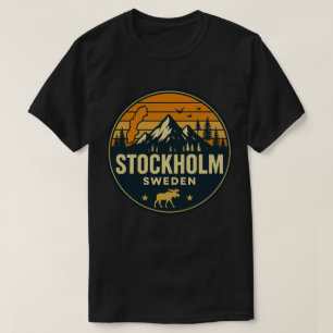 T-shirt Stockholm, Suède Sverige