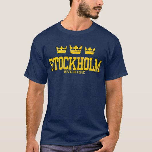 T-shirt Stockholm Sverige (Devant)