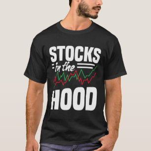 T-shirt Stocks Dans Le Jour Du Commerce De La Hood Journée