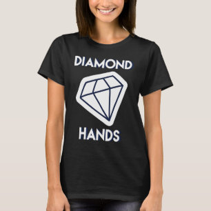 T-shirt Stocks de la négociation Stock des mains de diaman