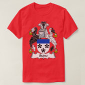 T-shirt Stone Coat of Arms Family Crest 1 (Design devant)
