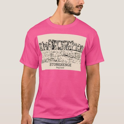 T-shirt Stonehenge - Angleterre (Devant)