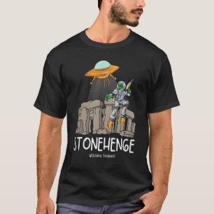 T-shirt Stonehenge Angleterre Souvenir Aliens & Flying Sa