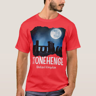 T-shirt Stonehenge Angleterre SouvenirStonehenge À La Nuit