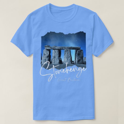 T-shirt Stonehenge Angleterre SouvenirStonehenge À La Nuit (Design devant)
