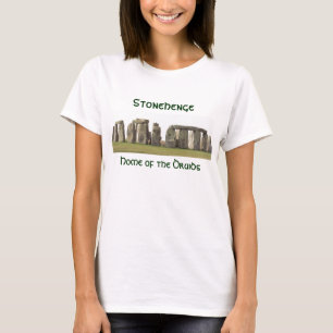 T-shirt Stonehenge des femmes, maison des druides