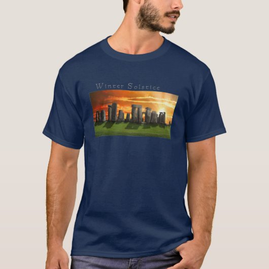T-SHIRT STONEHENGE HIVER SOLSTICE (Devant)