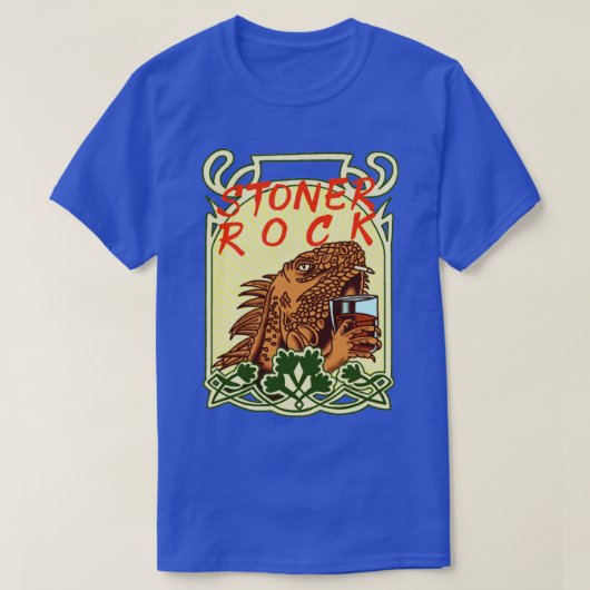 T-shirt stoner rock désert lapidé (Design devant)