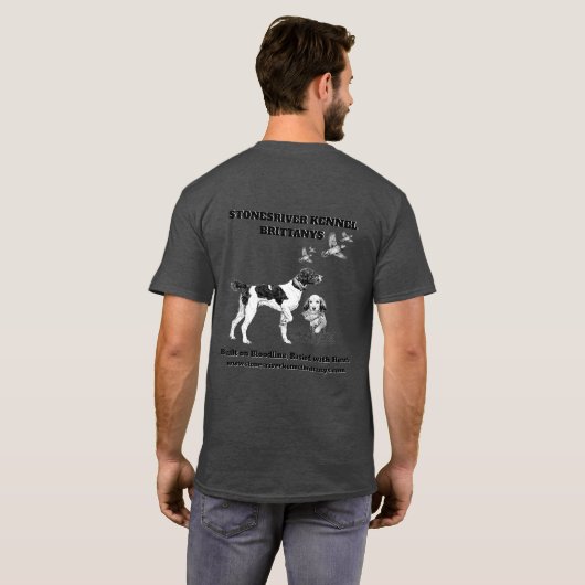 T-Shirt Stonesriver Kennel Brittanys Pointer  (Dos entier)