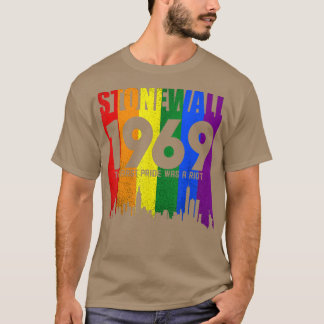 T-shirt Stonewall 1969 Was A Riot LGBTQ LGBT Lesbian Gay P