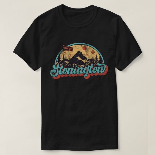 T-shirt Stonington, Connecticut (Design devant)