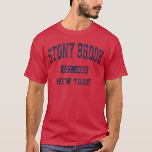 T-shirt Stony Brook New York NY Athlétisme Sportif Vintage