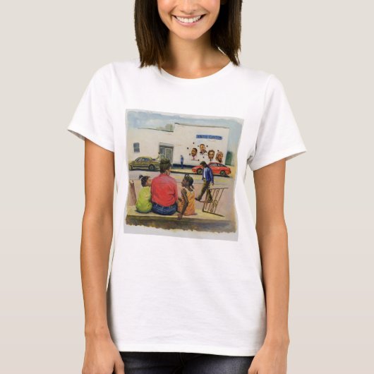T-shirt Stoop 2000 de ville d'été (Devant)