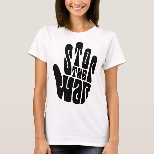 T-shirt Stop à la guerre (Devant)