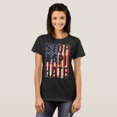 T-shirt Stop AAPI Hate, Stop Asian Hate Flag (Devant entier)
