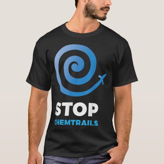 T-shirt Stop Chemtrails - Théorie du complot (Devant)