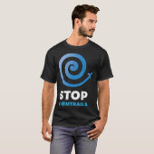 T-shirt Stop Chemtrails - Théorie du complot (Devant entier)