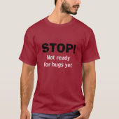 T-shirt STOP No Hugs (Devant)