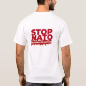 T-shirt STOP OTAN, das Leben ist wertvoll (Dos)