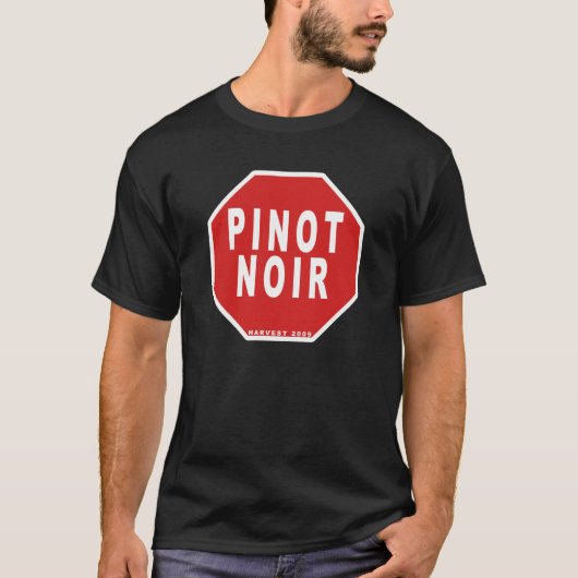 T-shirt STOP_Pinot Noir (Devant)