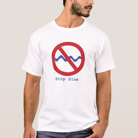 T-shirt Stop Sine Light (Devant)