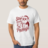 T-shirt Stop Staring At My Package – Funny Sassy (Devant)