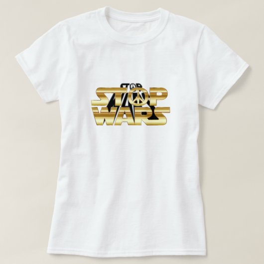 T-shirt Stop Wars (Design devant)