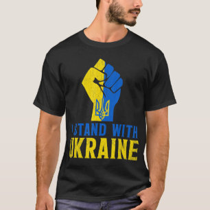 T-shirt Stopper Avec L'Ukraine Aimer Soutenir Ukraine Homm