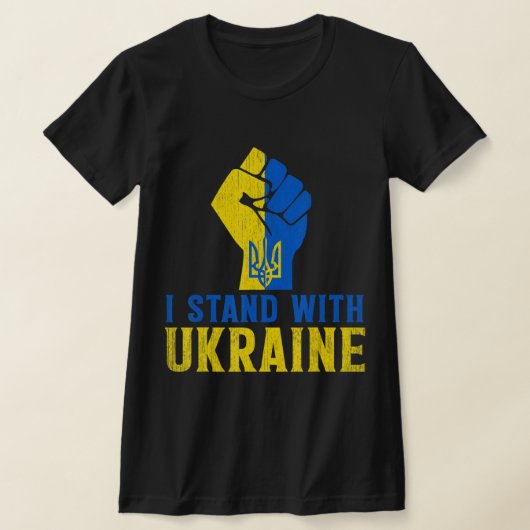 T-shirt Stopper Avec L'Ukraine Aimer Soutenir Ukraine Homm (Poser)