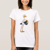 T-shirt Stork à Bowling avec Bowling ball (Devant)