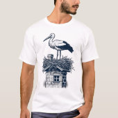 T-shirt Stork Design (Devant)