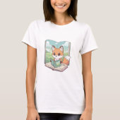 T-shirt Storybook Fox Reader (Devant)