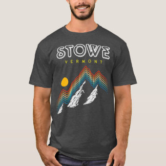 T-shirt Stowe Vermont Ski Resort 1980s Retro
