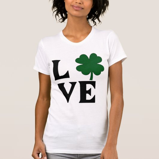 T-shirt StPatricks Love Shamrock Jersey Tee (Devant)