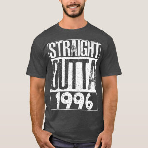 T-shirt Straight Outta 1996 Cadeau Cool pour Anniversaire 