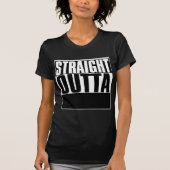 T-SHIRT STRAIGHT OUTTA CUSTOM YOUR TEXT HERE (Devant)